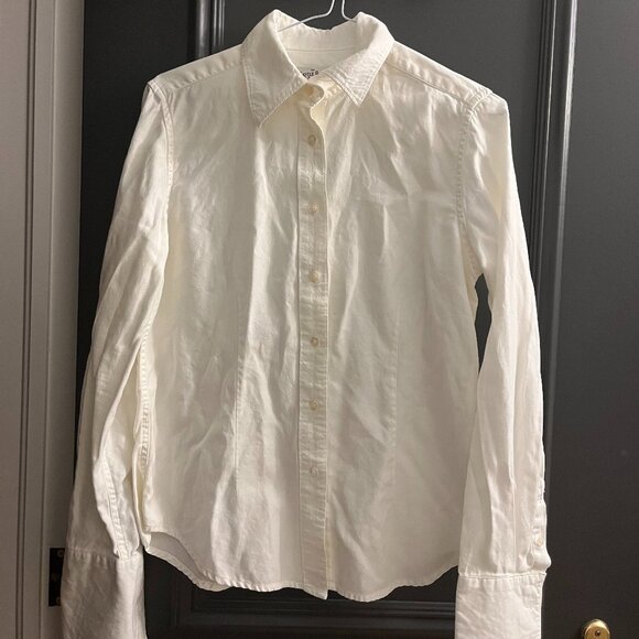 The Saville Row Company Tops - The Saville Row Company, white cotton button down shirt, size 12. Closet staple.